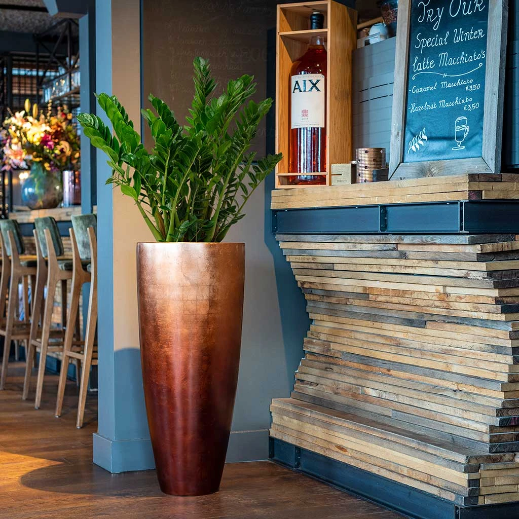 Metallic Partner Planter - Matt Copper - Image 2