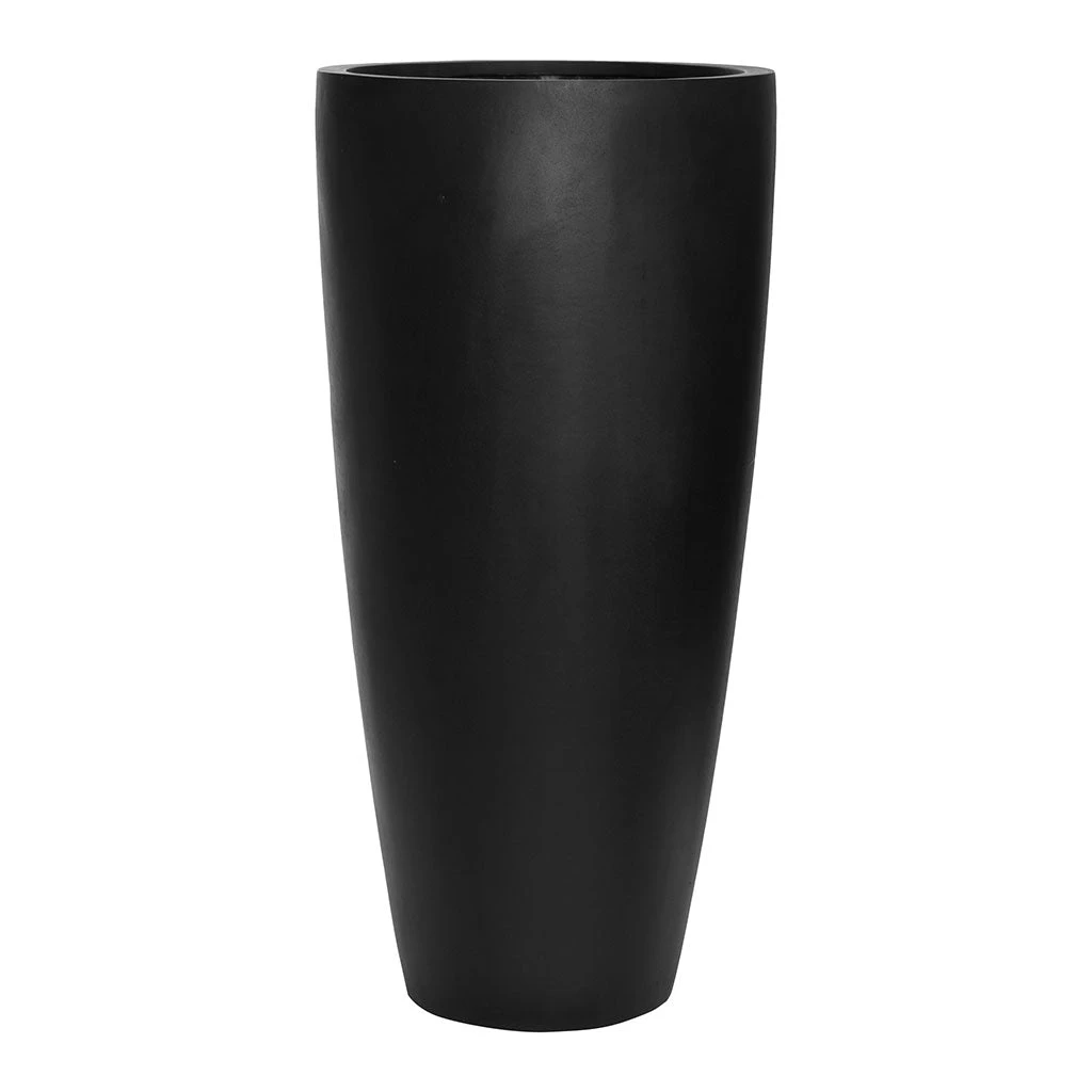 Dax Natural Tall Planter - Black - Image 2